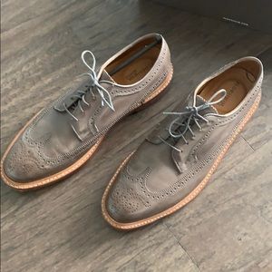 Men’s Florsheim Gray Wingtip Size 11 shoes Nice